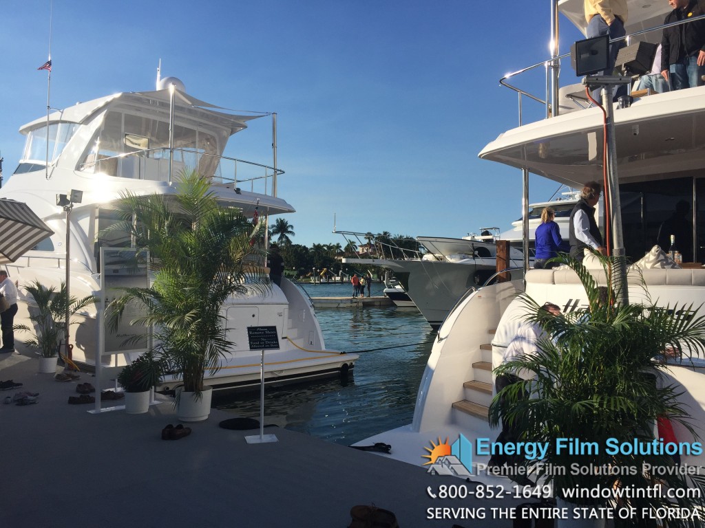 Miami Boat Show 2015 windo film yacht