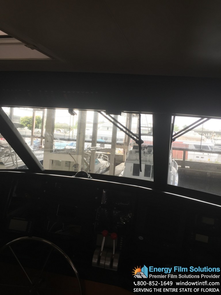 Viking Yacht Window Tint Marine Ft Lauderdale
