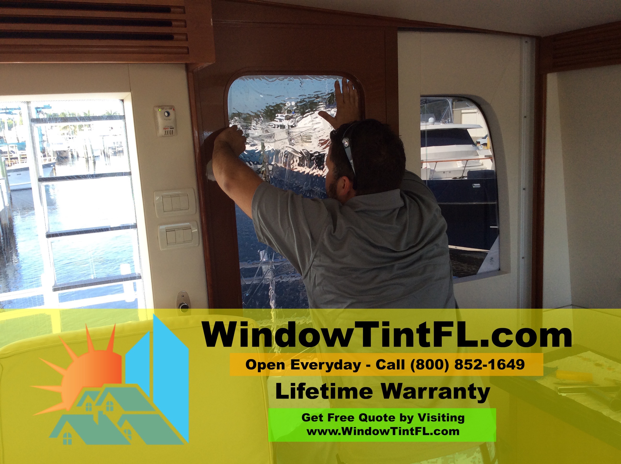 Boat Window Tinting in Ft Lauderdale