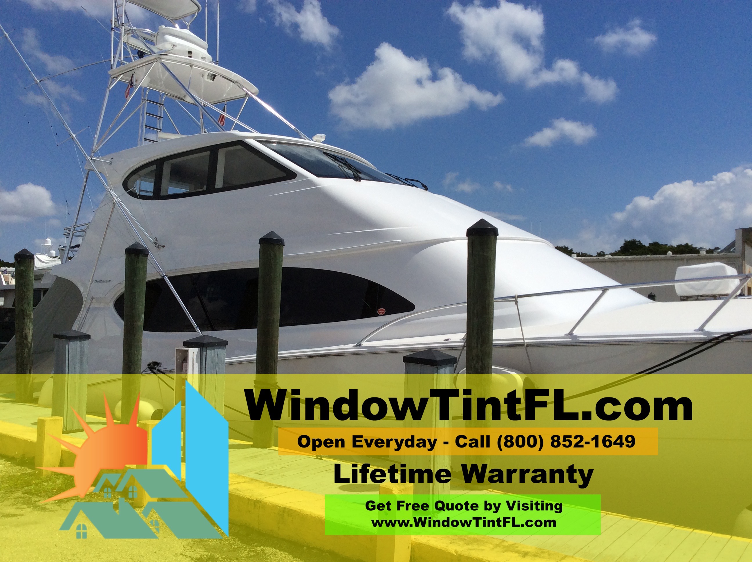 Boat Window Tinting - Tampa, Florida