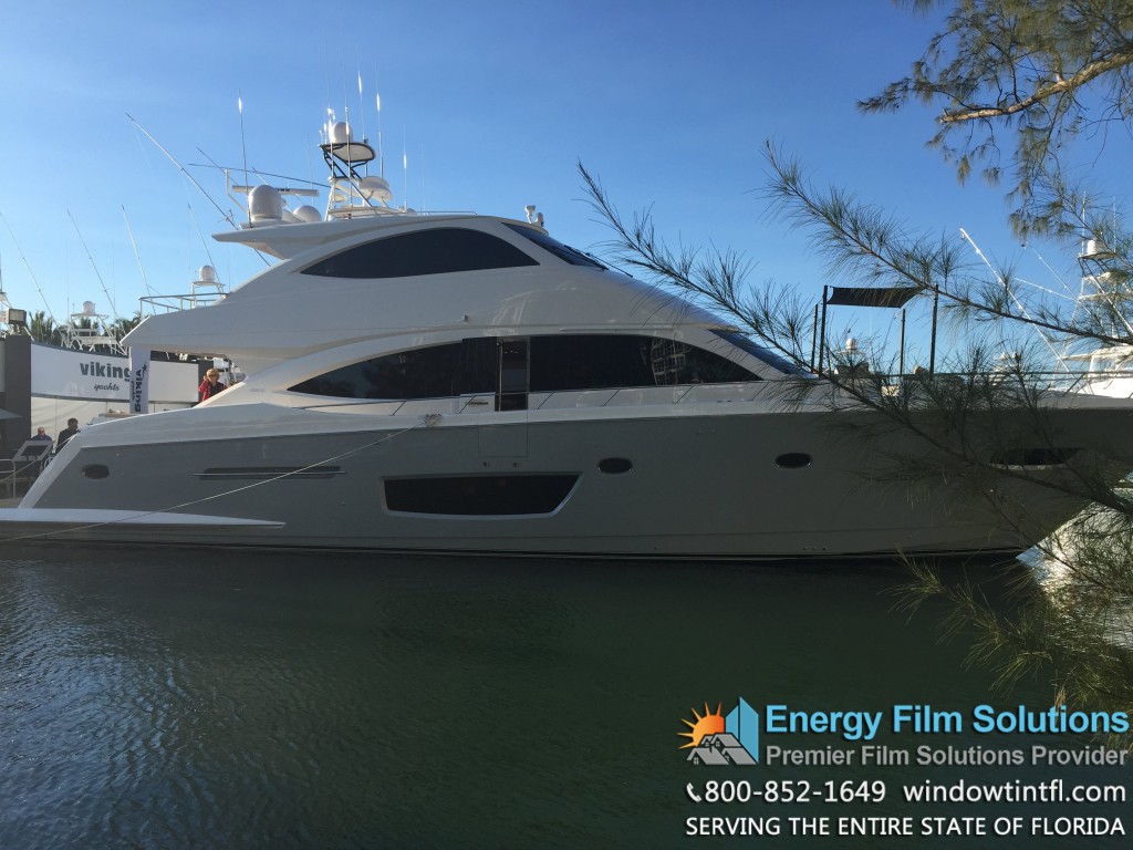 eisenglass window film Miami Boat Show 2015