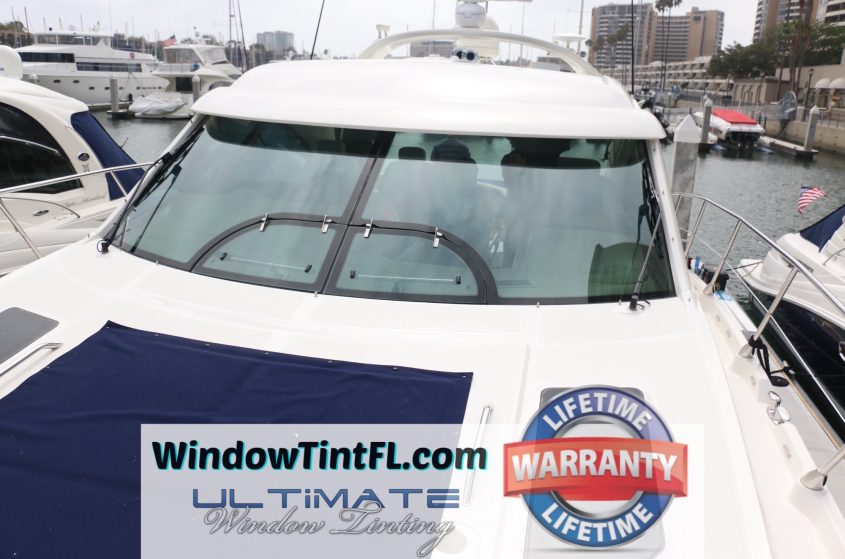 Boat Window Tint Sarasota Florida with Marine Solar Film
